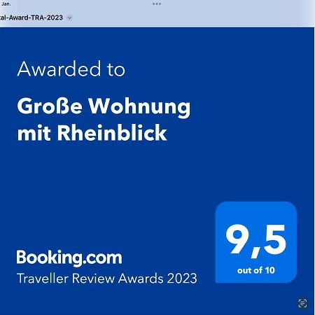 Grosse Wohnung Mit Rheinblick Boppard Exteriör bild