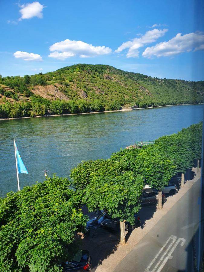Grosse Wohnung Mit Rheinblick Boppard Exteriör bild